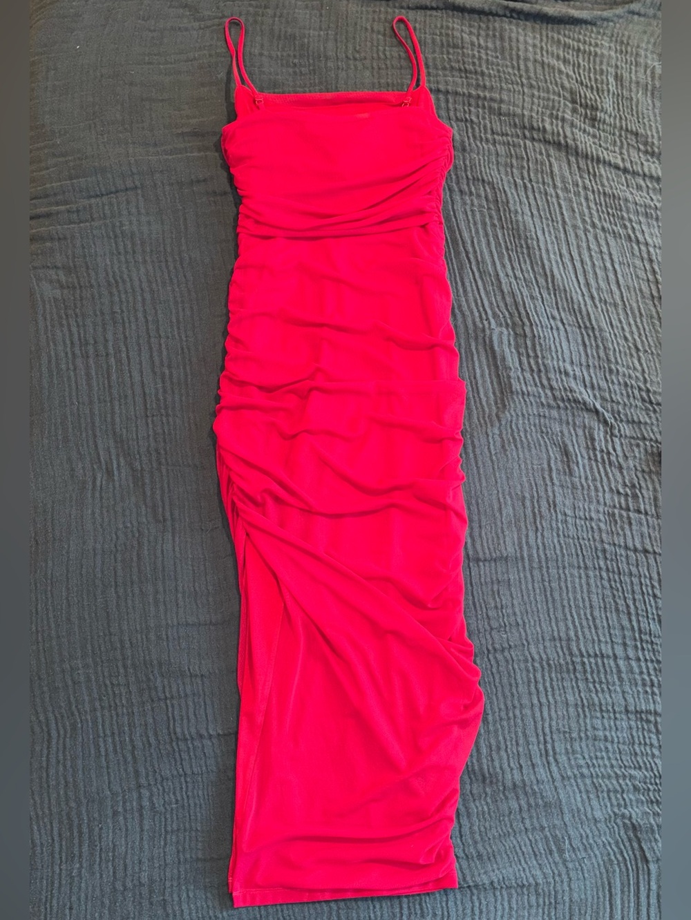Express Midi Dress, Raspberry, medium - Picture 4 of 7